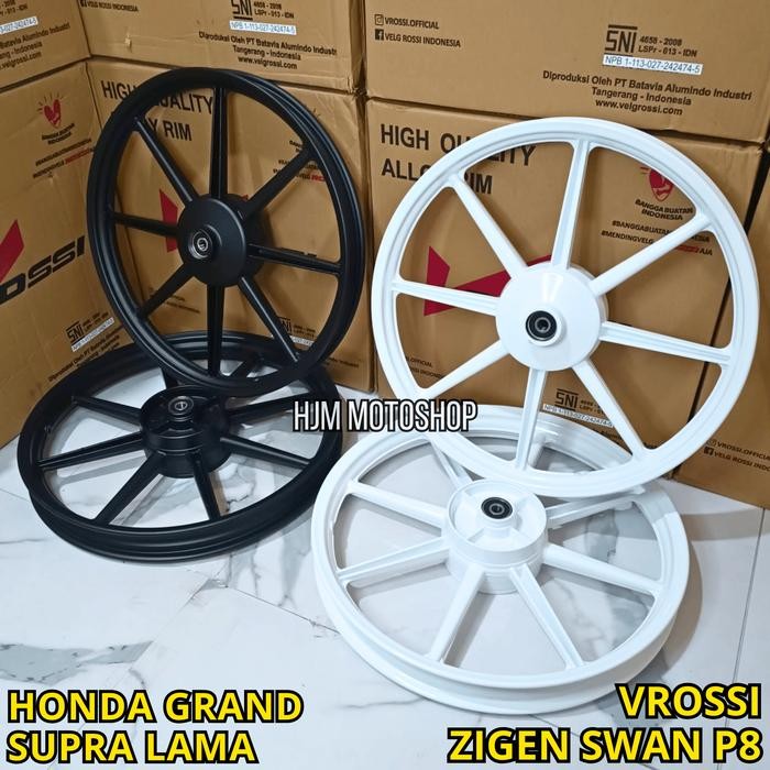 VELG RACING GRAND / SUPRA LAMA PALANG 8 DEPAN BELAKANG TROMOL VROSSI ZIGEN SWAN
