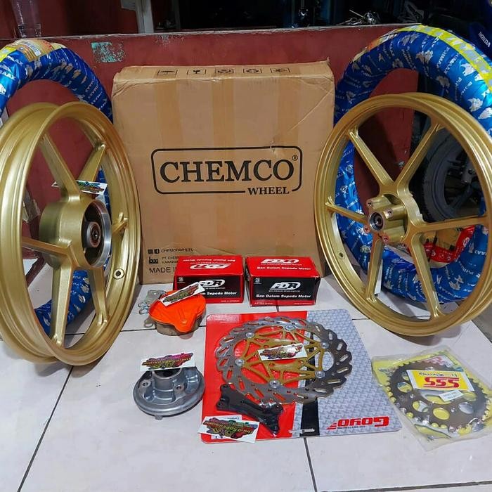 paket ganteng velk brt chemco 160/185-17 PNP ninja,rx king,tiger,dll