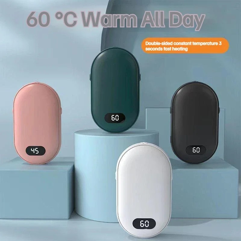 New Hand Warmer Power Bank 2in1 USB Rechargeable Winter Mini Hand Warmer Electric Heater Pocket