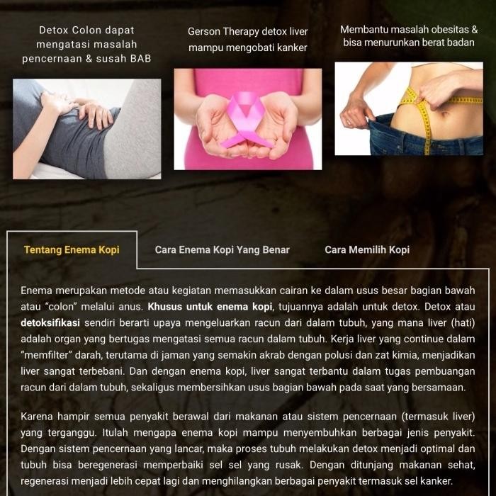 

Kopi Enema @500Gr Light Roasted #Gratisongkir #Sale #Discount