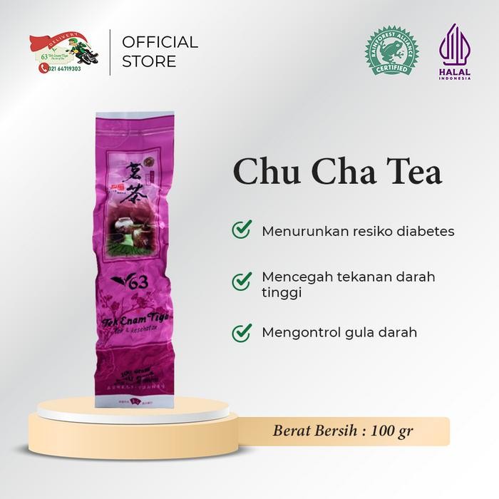

Teh 63 Chu Cha Natural 100 Gram Teh Kesehatan Vitamin Dan Antioksidan #Gratisongkir #Sale #Discount