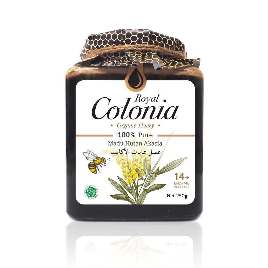 

Pure Honey - Madu Murni Akasia 250G- Royal Colonia Acacia Forest Honey