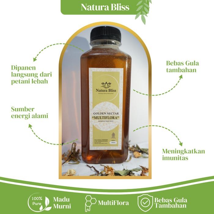 

Madu Murni Naturabliss 500Ml Nektar Multiflora Pure Raw Honey