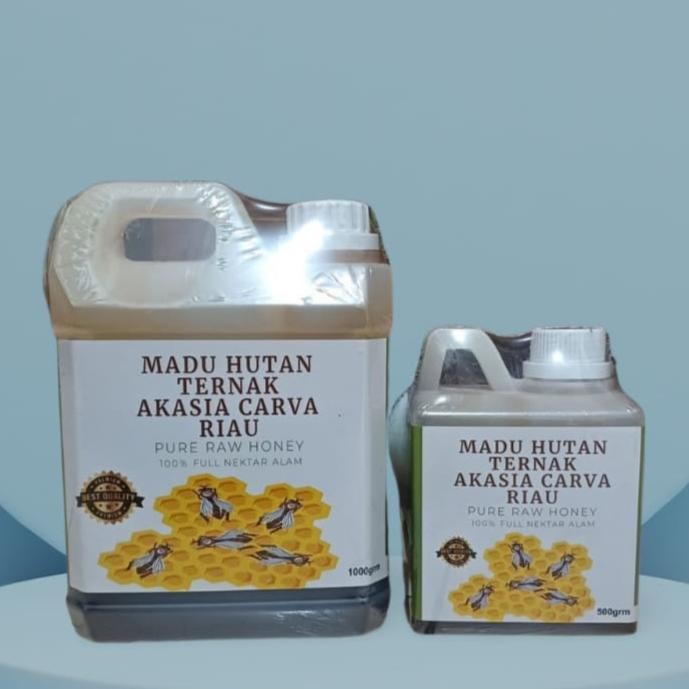 

Madu Hutan Ternak Akasia Carva Riau 1Kg Dan 500Gr Pure Raw Honey Full Nektar Alam