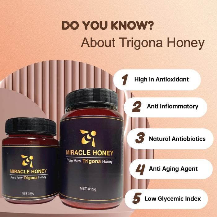 

Miracle Honey Pure Paw Trigona Honey - Madu