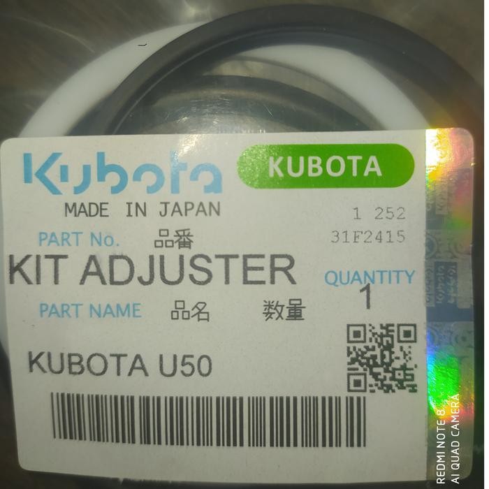 Seal Kit Adjuster Kubota U50 Kubota
