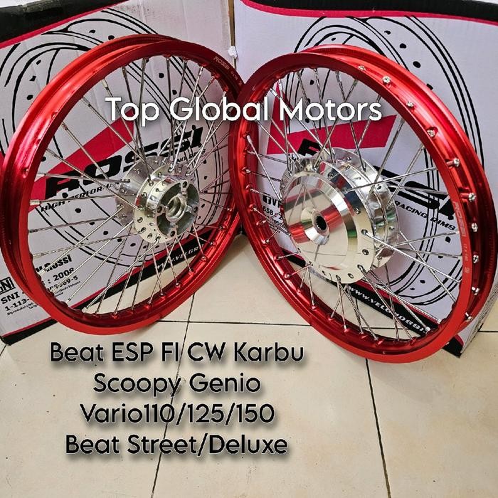 Velg Ring 17 Beat Scoopy Vario125/150 Genio Sepasang Rossi Original