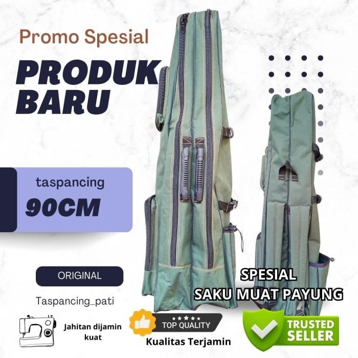 PREMIUM TAS PANCING 90CM DUA RUANG ANTI AIR