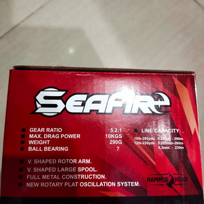 reel hammerhead seafire 3500 full metal body