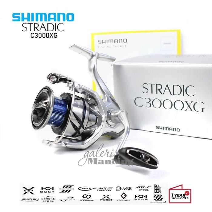 Reel SHIMANO Stradic New FL - 1000/S - C2000S/SHG - 2500S/SHG - C3000/XG - 4000XG - 5000XG