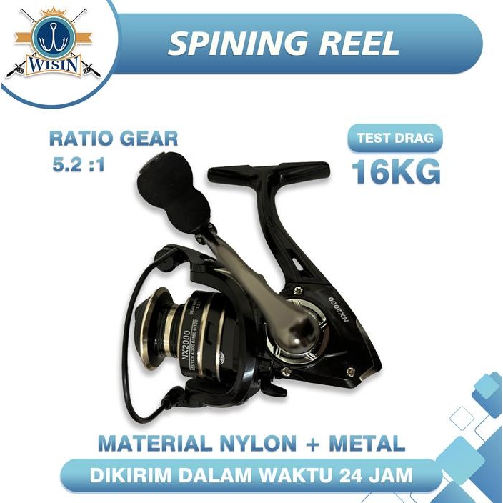 WISIN REEL PANCING KUAT DAN NX 2000-7000 SUPER KOKOH Ikan reel