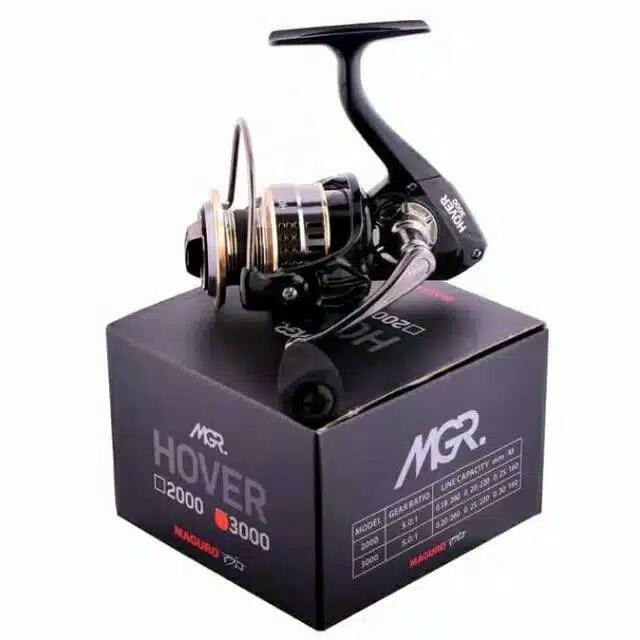 Reel Maguro HOVER Power Handle 10 Bearing Reel Spinning Alat Pancing
