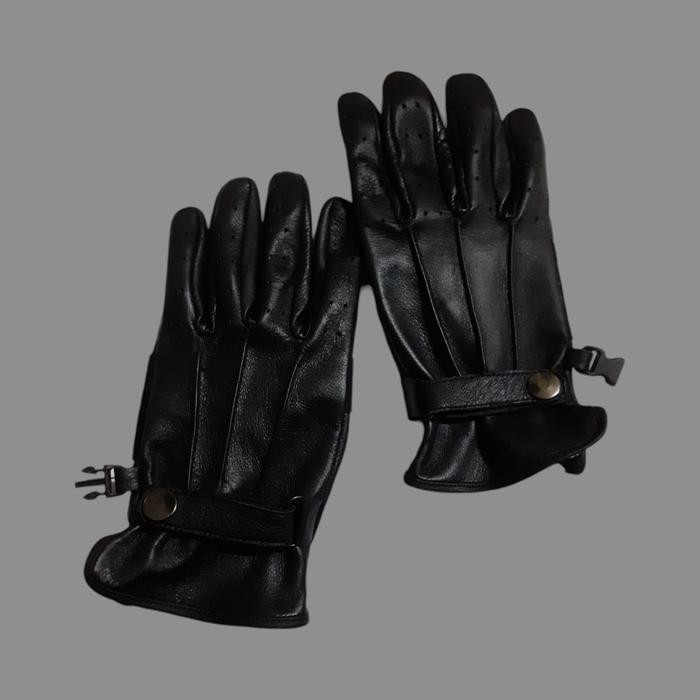 Sarung tangan motor kulit hitam Gloves kulit motor hitam Gloves leather black