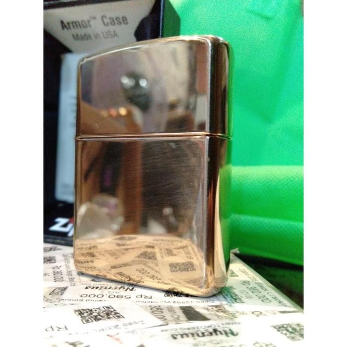 Jual [READY] Zippo 169 Armor High Polish Brass