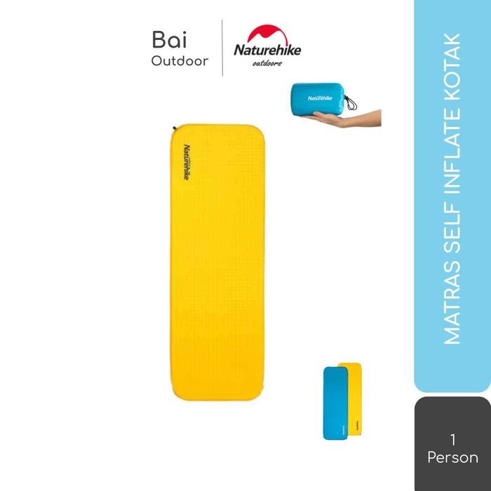 Jual [READY] MATRAS SELF INFLATE KOTAK NATUREHIKE NH19Q034-D SLEEPING PAD CAMPING