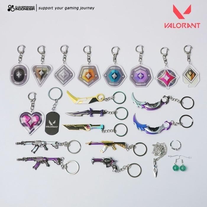Keychain Valorant Senjata Weapon Gantungan Kunci Accesories Key Chains Pasti Diskon