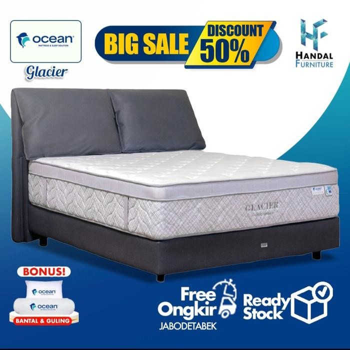 Ocean  Kasur Spring Bed Glacier ( Full Set )