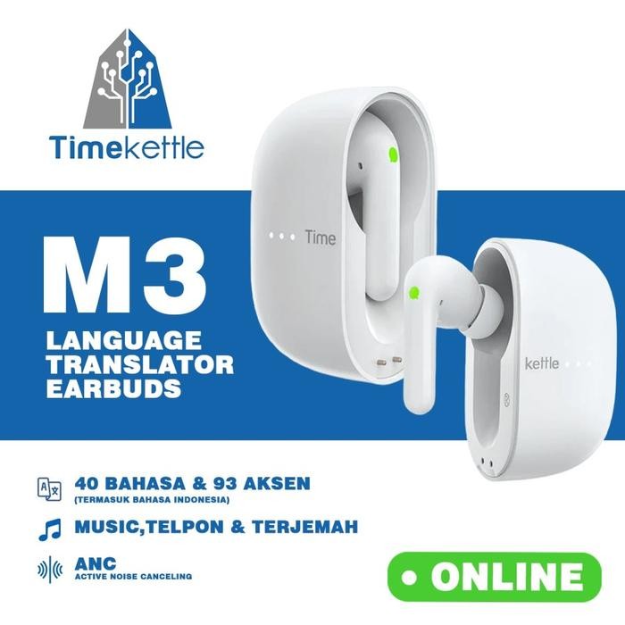 TimeKettle M3 ONLINE translator alat penerjamah bahasa