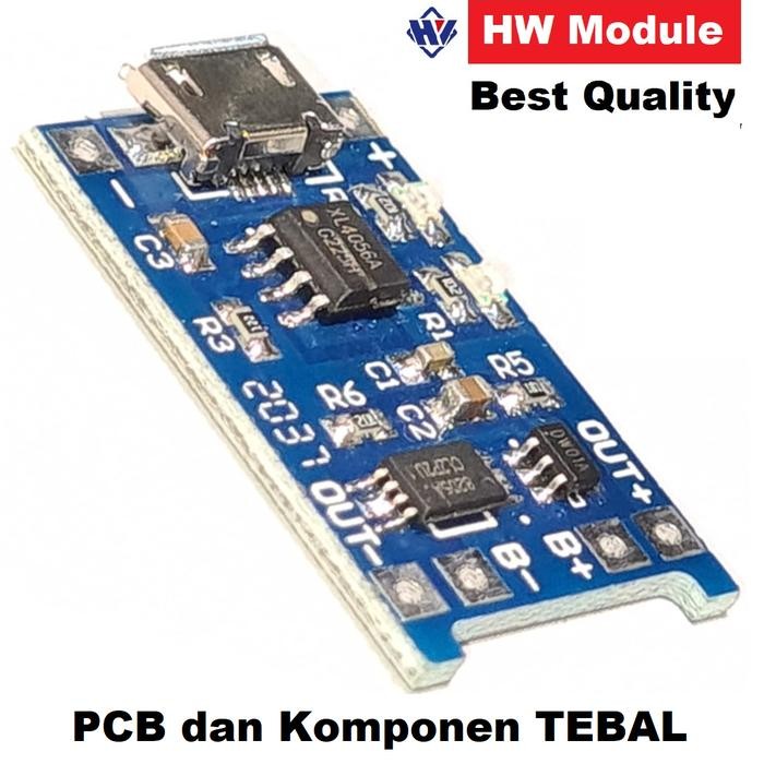 TP4056 Micro USB Charging Module 18650 Lithium Protection