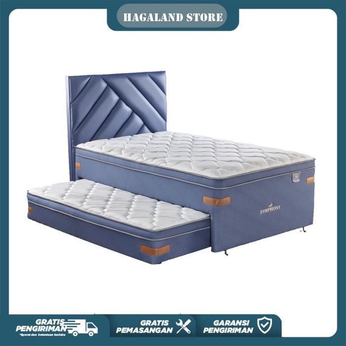 Elite Kasur Springbed Symphony Latex 2 In 1 - Full Set