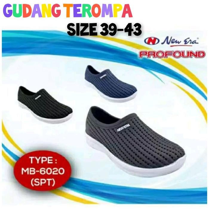 Terbaru New Era 6020 Sepatu Karet Model Ukuran 39-43 - Casual, Shoes, Sneakers, Flat