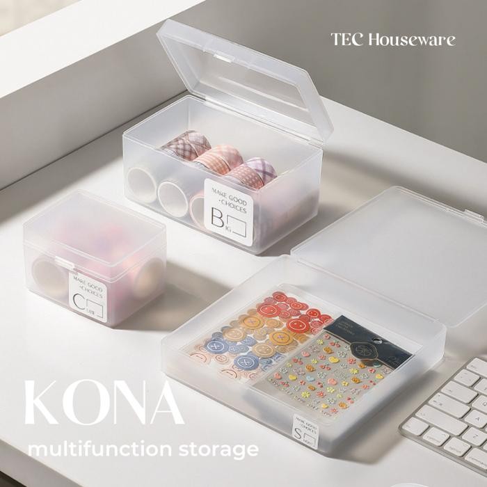 

TECKONA Organizer Penyimpanan Aksesoris Storage Box Multifungsi Kotak Penyimpanan Photocard