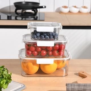 

TECHIKA Stackable Kontainer Makanan Kotak Makanan Kedap Udara Kotak Bekal Anak Dewasa kantor Tempat