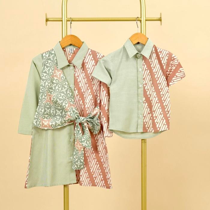 Kemeja anak dan Dress Batik anak aqila.clothing A1132