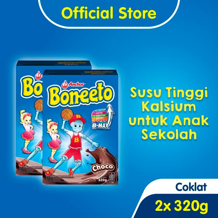 

Boneeto Susu Bubuk Cokelat 2 x 320g- Daya Pikir dan Tubuh Aktif