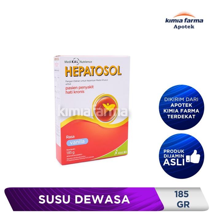 

HEPATOSOL VANILA 185 GR / SUSU DEWASA / KIMIA FARMA
