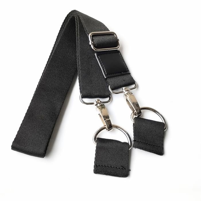 strap tas/tali tas hitam selempang