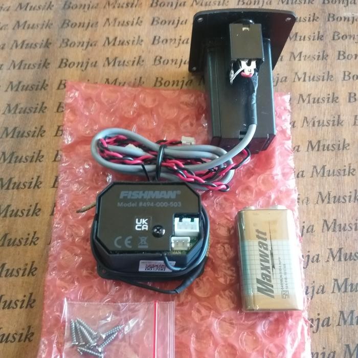 Original Fishman isys Mini Equaliser Preamp tuner fishman