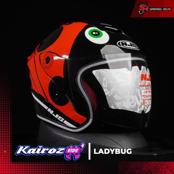NJS Kairoz Kids Ladybug - Helm Anak Helm NJS NJS Anak Kairoz Anak Kairoz Motif Motif Anak NJS ORI