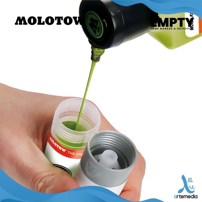 

Ready- Molotow Empty Pump Marker Botol Kosong Spidol