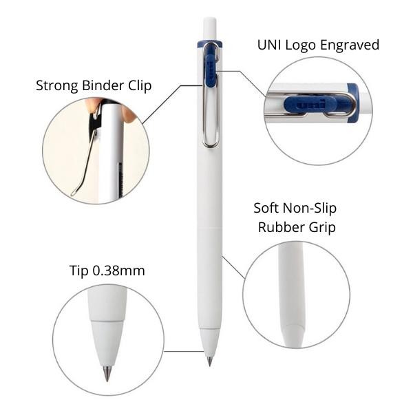 

Ready- Uni Uniball One Gel Pen 0.38Mm Mitsubishi Uni-Ball Gel Pen Umn-S-38