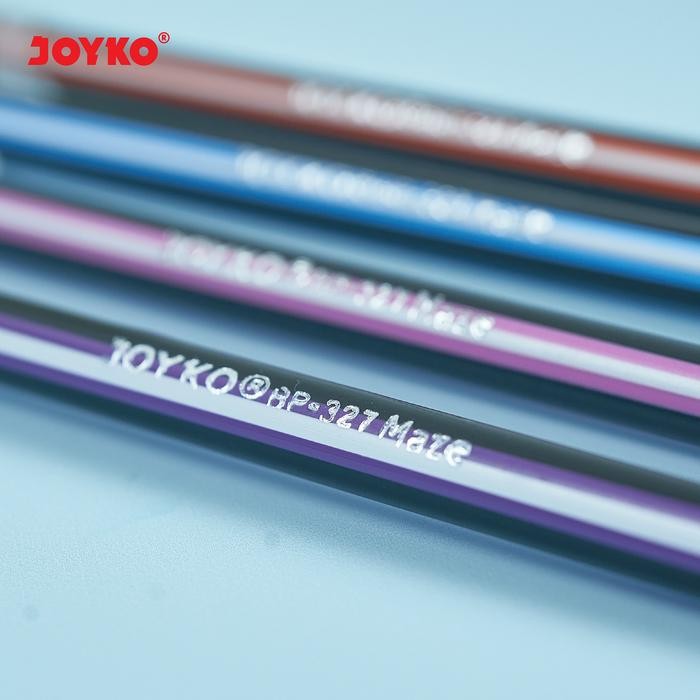 

Ready- Joyko Ball Pen Maze Black Blue Red Pen Joyko Hitam Biru Merah 0.7 Pen Lilin Bp-327 Gross