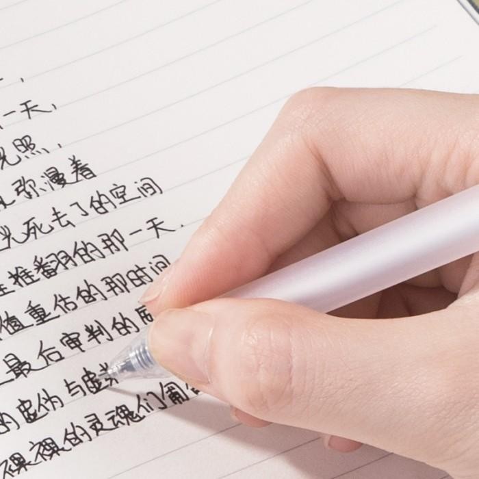 

Ready- Deli Retractable Gel Pen/Pulpen Cetek 0.38 Mm Isi 12 Pcs A115-Black-12