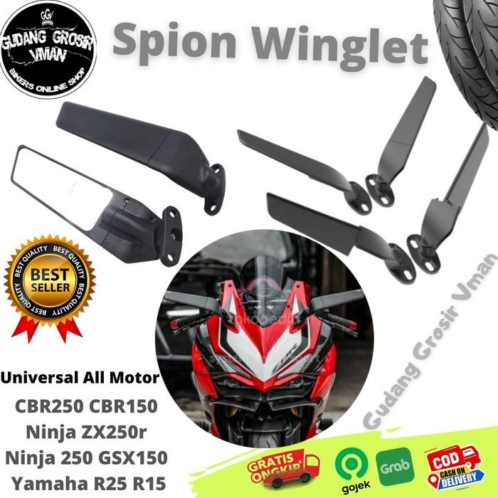 Spion Winglet ZX25r Model Rizoma Winglet Ninja CBR 150 CBR 250 R15 R25