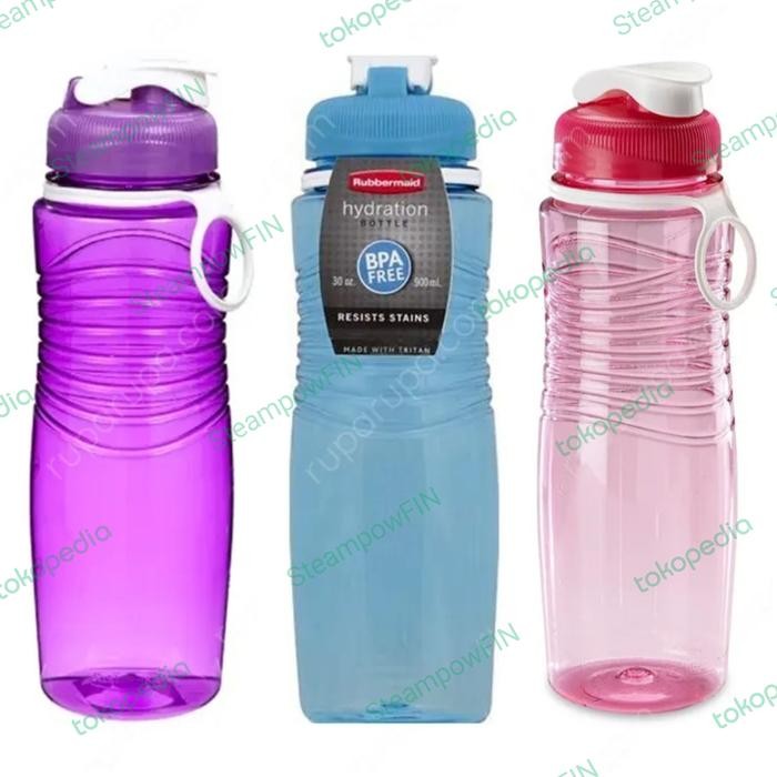 Rubbermaid Hydration Bottle Botol Minum 900ml 900 ML Biru Blue