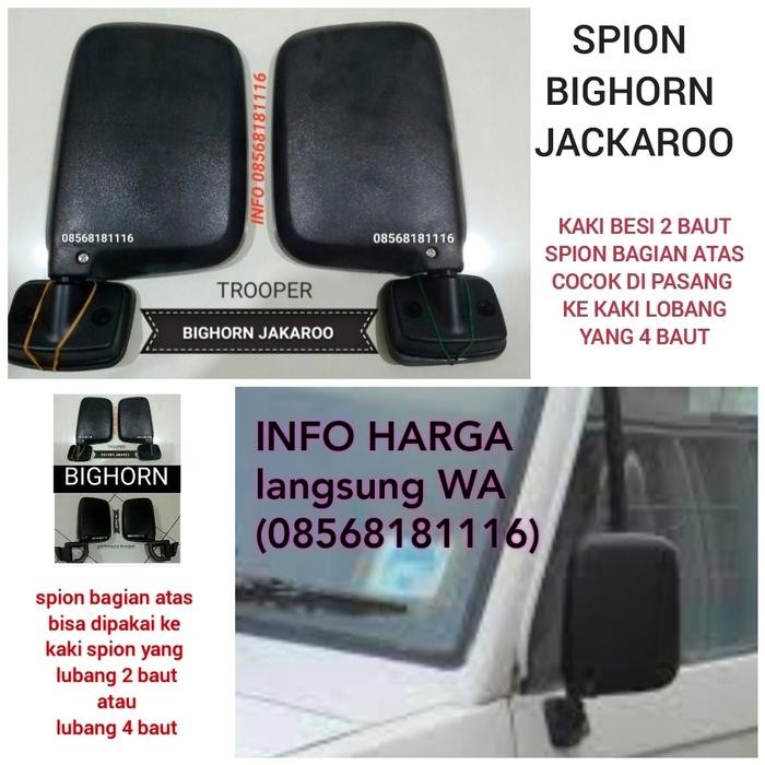 spion chevrolet trooper isuzu bighorn jackaroo kaki besi polos