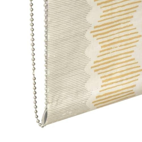 Tirai Gulung Jendela/Roller Blind Stripe 120X160Cm - Kuning Motif