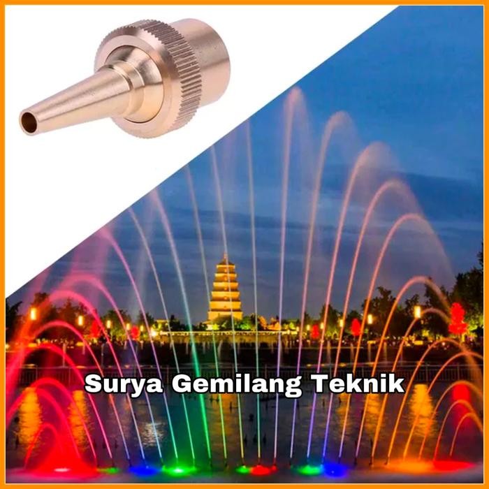 Terbatas Prasku Nozzle Jet Air Mancur Dn 1/2 Inchi Nozzle Air Mancur