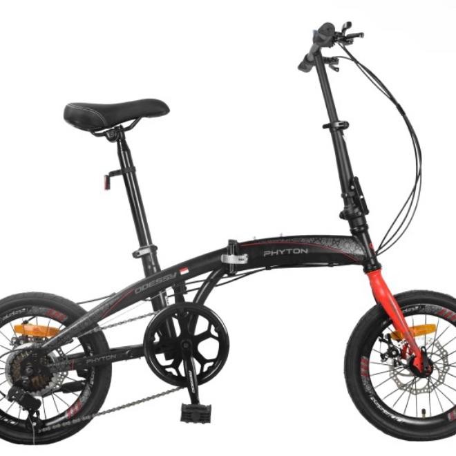 Sepeda Lipat Odessy Phyton 16 Inch 7 Speed
