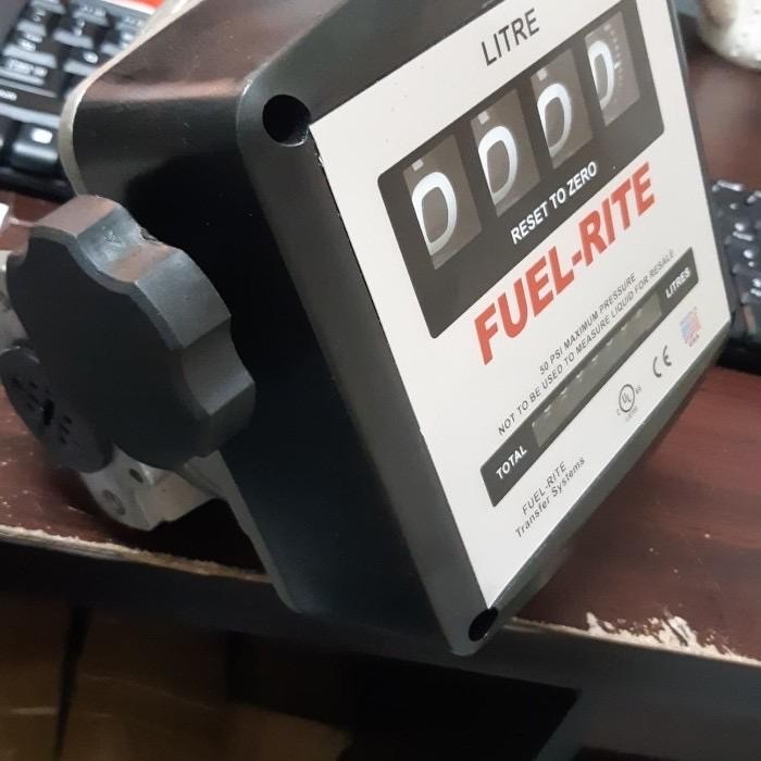 Terlaris Fuel Rite 4 Digit Flowmeter Solar Fuel Rite 1 Inchi Flow Meter Solar