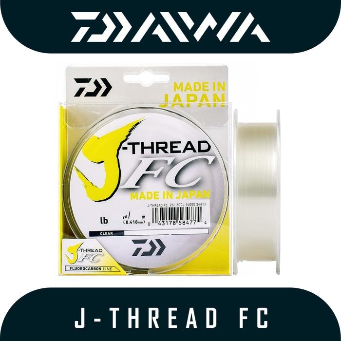 Senar Pancing Leader Merk Daiwa J-Thread Fluoro Carbon