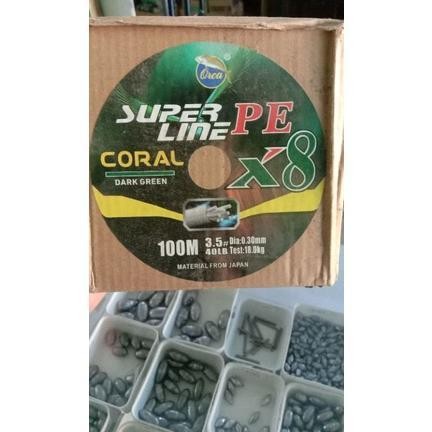 Senar PE orca Coral super line 8x