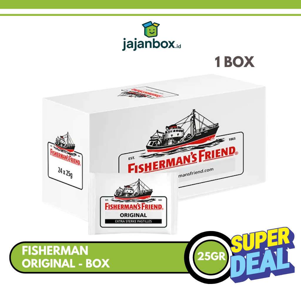 

Fisherman's Friend Original Permen Mint 25 gr - 1 BOX