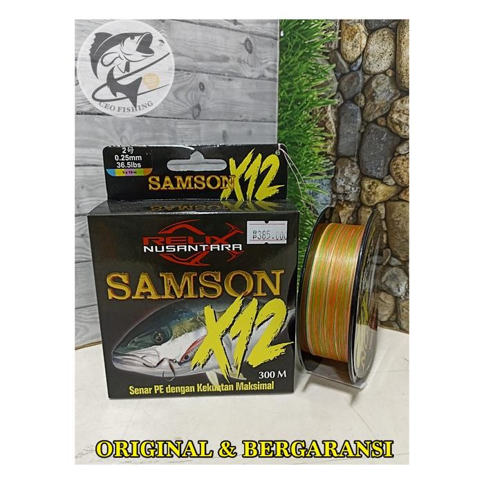 Senar PE Relix Nusantara Samson X12 PE 2 2.5 3 4