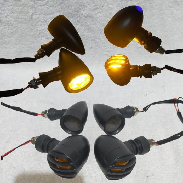 lampu sein led bulat klasik jadul japstyle rx king cb 100 C70 ninja klx sein Motor Motorcycle *