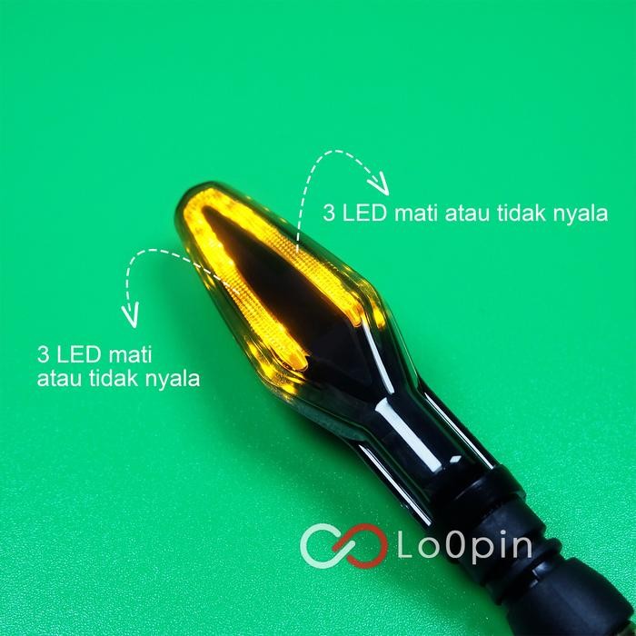 Lampu Sein LED Motor - model BMW GS Ultimate Edition - REJECT *